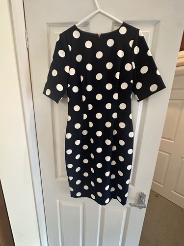 Hobbs dress polka - dot, black