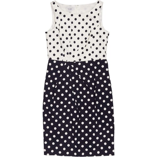Hobbs black white polka - white, dot