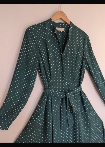 Hobbs london dark green polka - hobbs,