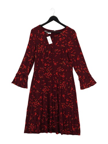 Hobbs shirt midi dress red - midi,