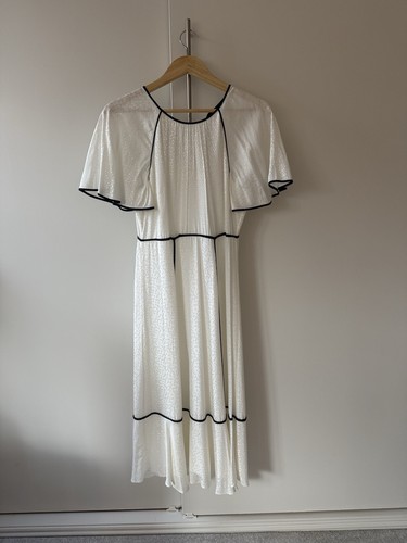 Hobbs dress ivory and black - hobbs,