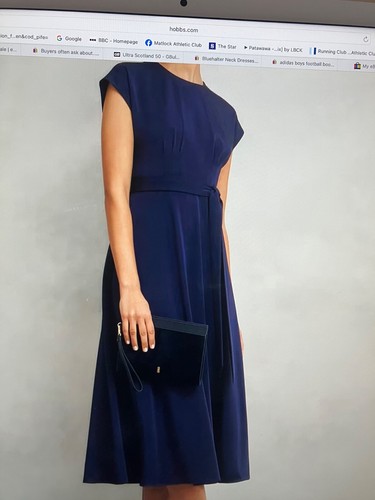 Hobbs london blue dress - hobbs,
